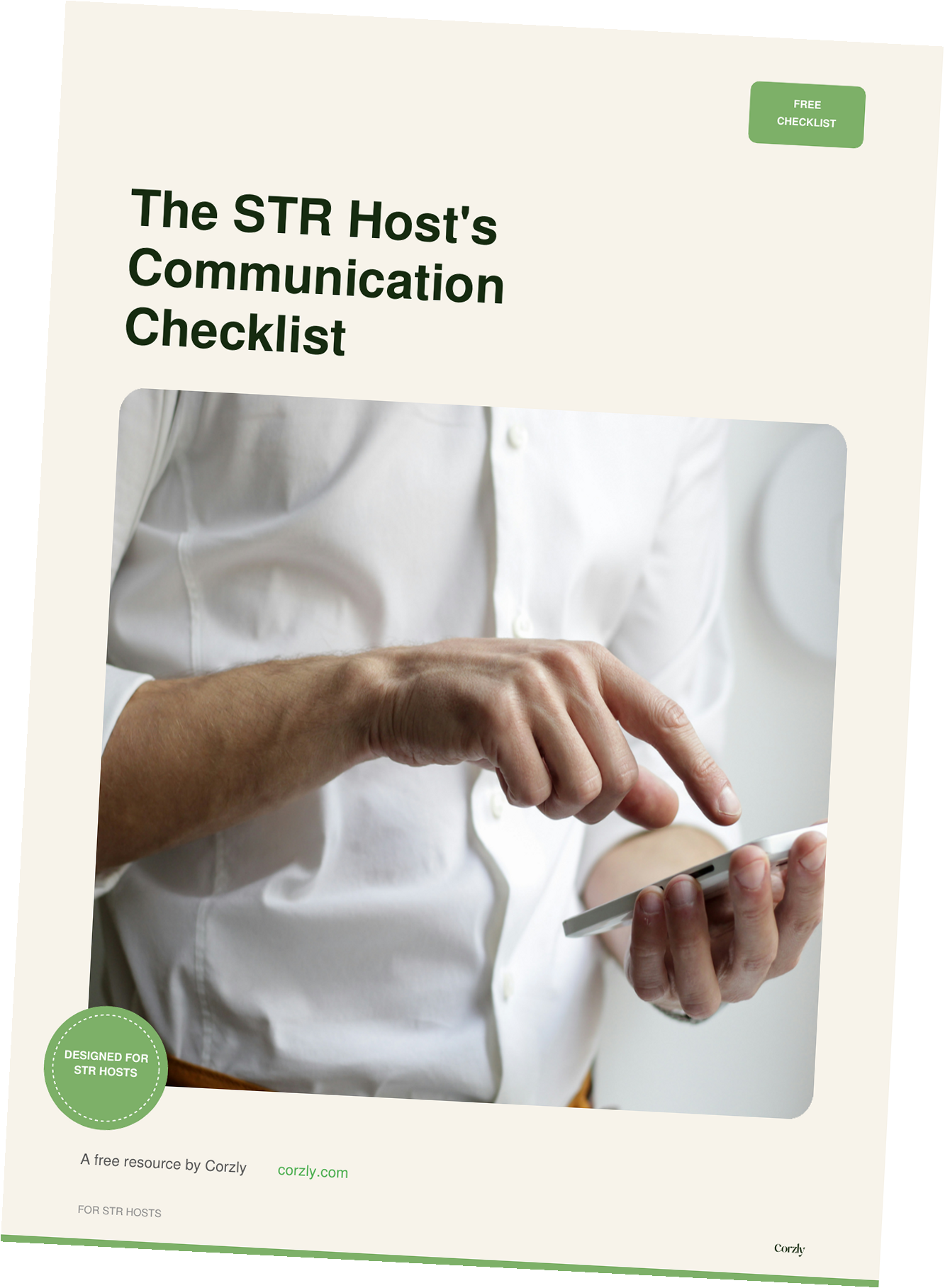 STR Guest Communication Checklist